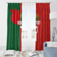 Custom Portugal Football 2024 Go Champion Window Curtain - Wonder Print Shop