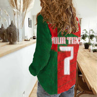 Custom Portugal Football 2024 Go Champion Women Casual Shirt - Wonder Print Shop