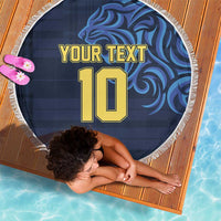 Custom Scotland Football 2024 Go Champion Beach Blanket - Wonder Print Shop