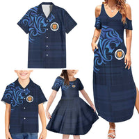 Custom Scotland Football 2024 Go Champion Family Matching Summer Maxi Dress and Hawaiian Shirt - Wonder Print Shop