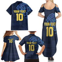 Custom Scotland Football 2024 Go Champion Family Matching Summer Maxi Dress and Hawaiian Shirt - Wonder Print Shop