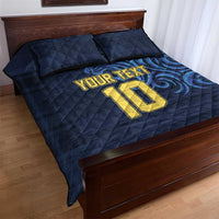 Custom Scotland Football 2024 Go Champion Quilt Bed Set - Wonder Print Shop