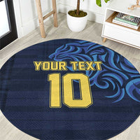 Custom Scotland Football 2024 Go Champion Round Carpet