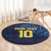 Custom Scotland Football 2024 Go Champion Round Carpet