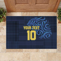 Custom Scotland Football 2024 Go Champion Rubber Doormat - Wonder Print Shop