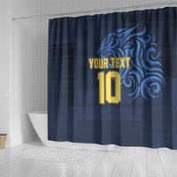 Custom Scotland Football 2024 Go Champion Shower Curtain