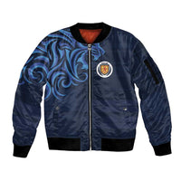 Custom Scotland Football 2024 Go Champion Sleeve Zip Bomber Jacket - Wonder Print Shop
