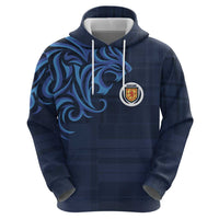 Custom Scotland Football 2024 Go Champion Zip Hoodie - Wonder Print Shop