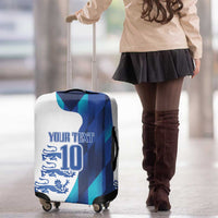 Custom England Football 2024 Go Champion Luggage Cover - Wonder Print Shop