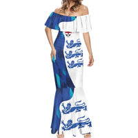 Custom England Football 2024 Go Champion Mermaid Dress - Wonder Print Shop
