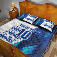 Custom England Football 2024 Go Champion Quilt Bed Set - Wonder Print Shop