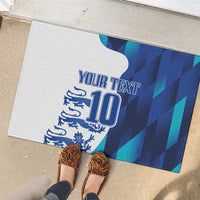 Custom England Football 2024 Go Champion Rubber Doormat - Wonder Print Shop