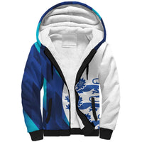 Custom England Football 2024 Go Champion Sherpa Hoodie - Wonder Print Shop