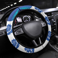 Custom England Football 2024 Go Champion Steering Wheel Cover - Wonder Print Shop