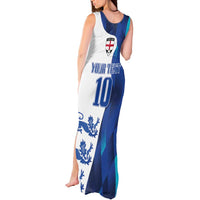 Custom England Football 2024 Go Champion Tank Maxi Dress - Wonder Print Shop