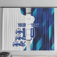 Custom England Football 2024 Go Champion Window Curtain - Wonder Print Shop