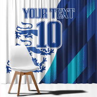 Custom England Football 2024 Go Champion Window Curtain - Wonder Print Shop