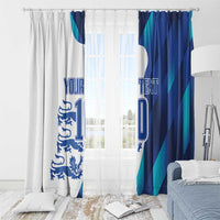 Custom England Football 2024 Go Champion Window Curtain - Wonder Print Shop