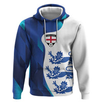 Custom England Football 2024 Go Champion Zip Hoodie - Wonder Print Shop
