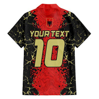 Custom Albania Football 2024 Go Champion Family Matching Long Sleeve Bodycon Dress and Hawaiian Shirt - Wonder Print Shop