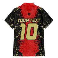 Custom Albania Football 2024 Go Champion Family Matching Mermaid Dress and Hawaiian Shirt - Wonder Print Shop