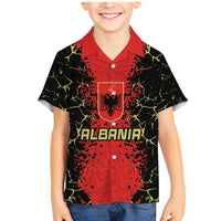 Custom Albania Football 2024 Go Champion Family Matching Mermaid Dress and Hawaiian Shirt - Wonder Print Shop