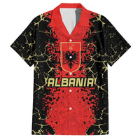 Custom Albania Football 2024 Go Champion Family Matching Off Shoulder Maxi Dress and Hawaiian Shirt - Wonder Print Shop