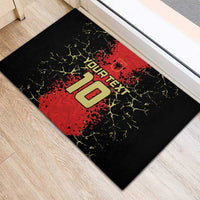 Custom Albania Football 2024 Go Champion Rubber Doormat - Wonder Print Shop