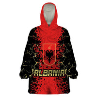 Custom Albania Football 2024 Go Champion Wearable Blanket Hoodie - Wonder Print Shop