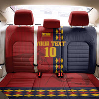 Custom Spain Football 2024 Go Champion Back Car Seat Cover - Wonder Print Shop