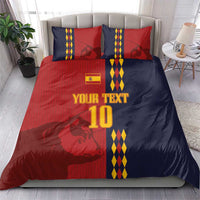 Custom Spain Football 2024 Go Champion Bedding Set - Wonder Print Shop