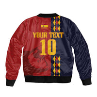 Custom Spain Football 2024 Go Champion Bomber Jacket - Wonder Print Shop
