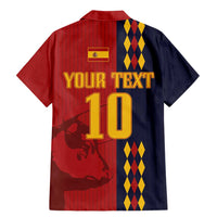 Custom Spain Football 2024 Go Champion Family Matching Mermaid Dress and Hawaiian Shirt - Wonder Print Shop