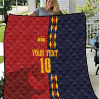 Custom Spain Football 2024 Go Champion Quilt - Wonder Print Shop