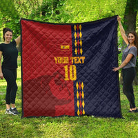Custom Spain Football 2024 Go Champion Quilt - Wonder Print Shop