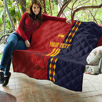 Custom Spain Football 2024 Go Champion Quilt - Wonder Print Shop