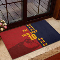 Custom Spain Football 2024 Go Champion Rubber Doormat - Wonder Print Shop