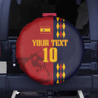 Custom Spain Football 2024 Go Champion Spare Tire Cover - Wonder Print Shop