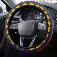 Custom Spain Football 2024 Go Champion Steering Wheel Cover - Wonder Print Shop
