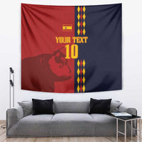 Custom Spain Football 2024 Go Champion Tapestry - Wonder Print Shop