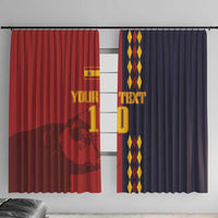 Custom Spain Football 2024 Go Champion Window Curtain - Wonder Print Shop