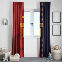 Custom Spain Football 2024 Go Champion Window Curtain - Wonder Print Shop