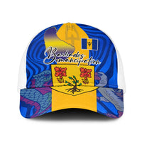 Barbados Emancipation Day Baseball Net Cap Coat of Arms and Map National Flag Style - Wonder Print Shop
