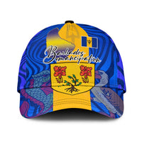 Barbados Emancipation Day Classic Cap Coat of Arms and Map National Flag Style - Wonder Print Shop