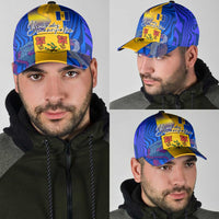 Barbados Emancipation Day Classic Cap Coat of Arms and Map National Flag Style - Wonder Print Shop