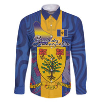 Personalised Barbados Emancipation Day Family Matching Short Sleeve Bodycon Dress and Hawaiian Shirt Coat of Arms and Map National Flag Style - Wonder Print Shop