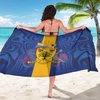 Barbados Emancipation Day Sarong Coat of Arms and Map National Flag Style - Wonder Print Shop