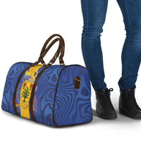 Barbados Emancipation Day Travel Bag Coat of Arms and Map National Flag Style - Wonder Print Shop