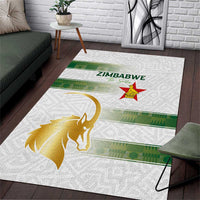 Zimbabwe Rugby The Champions 2025 Area Rug The Gold Sables Version - Wonder Print Shop