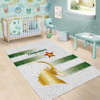 Zimbabwe Rugby The Champions 2025 Area Rug The Gold Sables Version - Wonder Print Shop